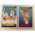 VINTAGE ITALIAN MINT SET OF 2 GARBAGE PAIL KIDS - 1989