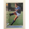 1995 RUGBY WORLD CUP TRADING CARD - ITALY - DIEGO DOMINGUEZ