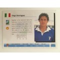 1995 RUGBY WORLD CUP TRADING CARD - ITALY - DIEGO DOMINGUEZ