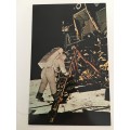 VINTAGE LOVELY POST CARD - NASA MOON LANDING