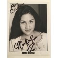 AUTOGRAPHED / SIGNED - CARRIE SULLIVAN  TV SERIES FRIENDS AND PAY IT FORWARD  ACTRESS  A4 SIZE