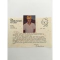 MARK SLADE SMALL PHOTO AND FAN CLUB NOTE - HIGH CHAPERAL