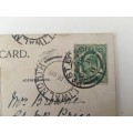 VINTAGE TO ANTIQUE POSTCARD THE EARL OF PEMBROKE  WITH OLD STAMP