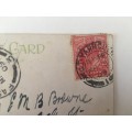 VINTAGE TO ANTIQUE POSTCARD -MARINE PARADE YARMOUTH - WITH OLD STAMP