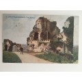 VINTAGE TO ANTIQUE POSTCARD - THE CASTLE - WITH OLD STAMP