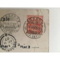 VINTAGE TO ANTIQUE POSTCARD -  WITH OLD STAMP