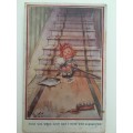 VINTAGE TO ANTIQUE  POSTCARD - TIME WAS WHEN LOVE