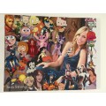 AUTOGRAPHED SIGNED - TARA STRONG - VOICE ACTOR -  CARTOONS A4 SIZE