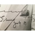AUTOGRAPHED/ SIGNED - TENNESSEE ERNIE FORD - A4 SIZE