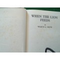 WILBUR SMITH ... WHEN THE LION FEEDS ... HARDCOVER .... SMALL SIZE