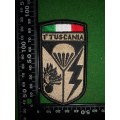 Italy ... 1st Tuscania Regt. para arm patch with velcro