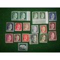 LT OF 18 GERMAN THIRD REICH STAMPS ( SOME USED SOME NOT)