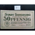 GERMANY .. NOTGELD ..  50 PFENNIG.. 1921
