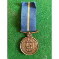 SA POLICE FAITHFUL SERVICE MEDAL BRONZE ... NUMBERED FULL SIZE