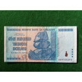 ZIMBABWE 100 TRILLION DOLLARS 2008 .. VERY GOOD CIRCULATED