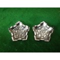 SADF - MAJOR RANK PIPS (CASTLE) PAIR - PINS INTACT