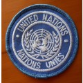 UNITED NATIONS ARM PATCH AS WORN BY SANDF DURING EXTERNAL DEPLOYMENTS