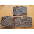 SADF NUTRIA TOILETRY AND SHOE POLISH BAG - ZIPS AND CLIPS INTACT