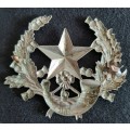 WW2 SCOTTISH RIFLES (THE CAMERONIANS) w/m CAP BADGE -  LUGS INTACT (PINCHED)