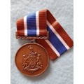 CISKEI DEFENCE FORCE 10 YEAR SERVICE MEDAL FULL SIZE