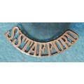 BRITAIN - SOUTH STAFFORDSHIRE SHOULDER TITLE - LUGS INTACT