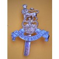 BRITAIN - ARMY PAY CORPS (ANODISED) CAP BADGE - SLIDER INTACT