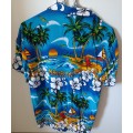 Beach shirt from Mauritius 100% cotton - very load styling