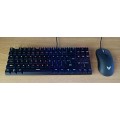 VX Gaming Keyboard and Mouse | RGB, 12000 DPI, Tenkeyless, Mechanical Switches