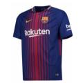 17-18 Barcelona Home Jersey Blue/Red - Large (Pique)