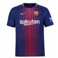 17-18 Barcelona Home Jersey Blue/Red - Large (Pique)