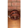 ** ANTIQUE - LARGE DEEP SEA FISHING REEL BY F. COOMBS **