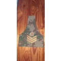 ** ORIGINAL :  Pre-1994  S.A.P / Koevoet Second Pattern Camouflage Sergeant Brassard.**