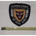 ** Vietnam War : 1972 Type Vietnamese Rangers Insignia Shoulder Patch.**
