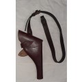 ** ORIGINAL- South African Police (S.A.P) 1948 Hobson and Sons Webley Holster and Strap.**