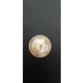 ** ORIGINAL- 1920 British King George V Silver 1 Shilling Coin (VG).**