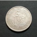 ** 1923 Silver South Africa 1 Shilling Coin (EF/VF).**