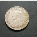 ** 1922 East Africa Silver ½ Shilling / 50 cents Coin (EF).**