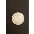 ** 1948 South Africa Silver 3 Pence Coin (VF).**