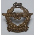 ** ORIGINAL- WW2 Southern Rhodesia Airforce Cap Badge and National Reserve Volunteers Title .**