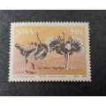 ** 1985  SWA 50c Struthio Camelus Australis Stamp (Unused).**