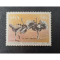 ** 1985  SWA 50c Struthio Camelus Australis Stamp (Unused).**