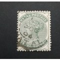 ** 1884 QV Natal Postage Green One Half-Penny Stamp (Used).**