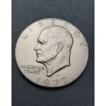 ** 1977 United States Eisenhower Liberty Dollar Commemorative Coin (VF).**