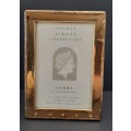 ** EXQUISITE: 23ct Gilded .925 Silver Photo Frame by Carrs of Sheffield (19cm x 14cm).**