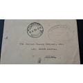 ** ORIGINAL: 1945 South Africa Volksraad/House of Assembly Cape Town Official Letter Cover.**