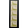 ** 1982 RSA 2c East London City Hall Coil Plate Strip (x5) [ MINT ].**