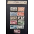 ** 1937 Newfoundland Coronation Complete Long Set Stamps (Used).**
