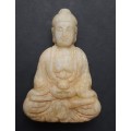** Late 19th Century Japanese White Jade  `Yakushi Nyorai` Buddha Figurine #2 ( 7cm ).**