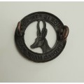 ** 1928 Union Defence Force : Officer`s Field Service Pocket Book and Collar Badge (Inscribed ).**