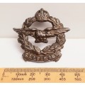 ** ORIGINAL: WW2 South African Air Force Pewter Cap Badge (Lugs Intact).**